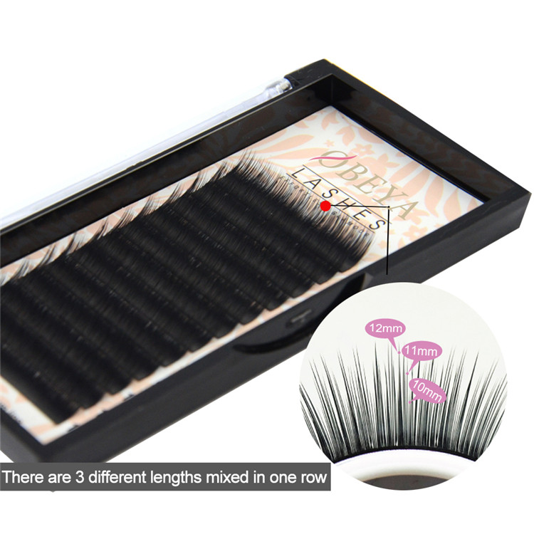 Best Eyelash Manufacturer Supply camellia Lash Extension 10 11 12mm Y21